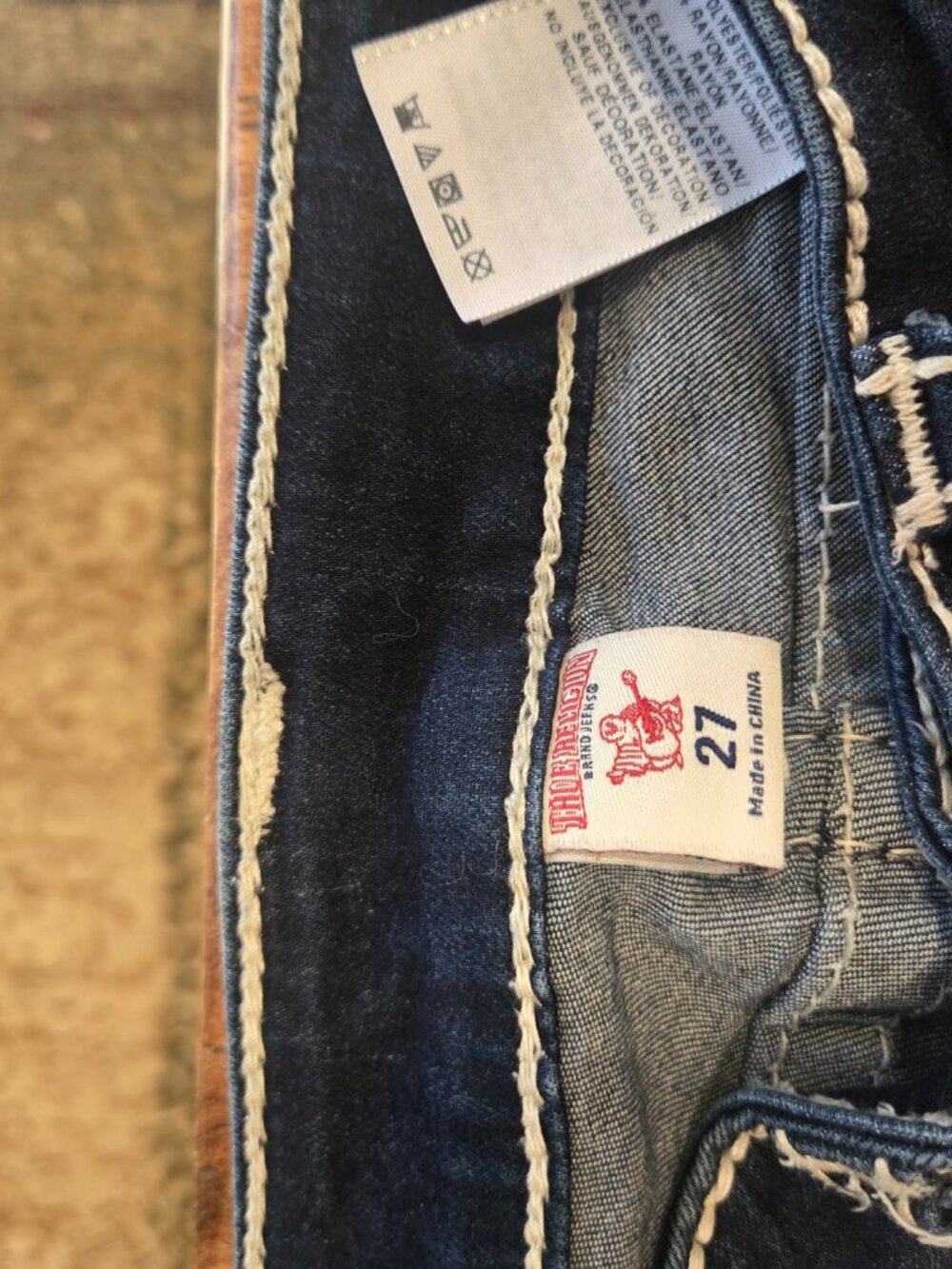 💎 True Religion Halle Skinny Big T – "Blue Veil" Wash 💎 - Picture 9 of 9